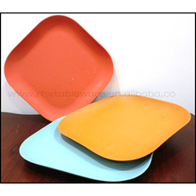 Eco-friendly bambu placas quadradas azul